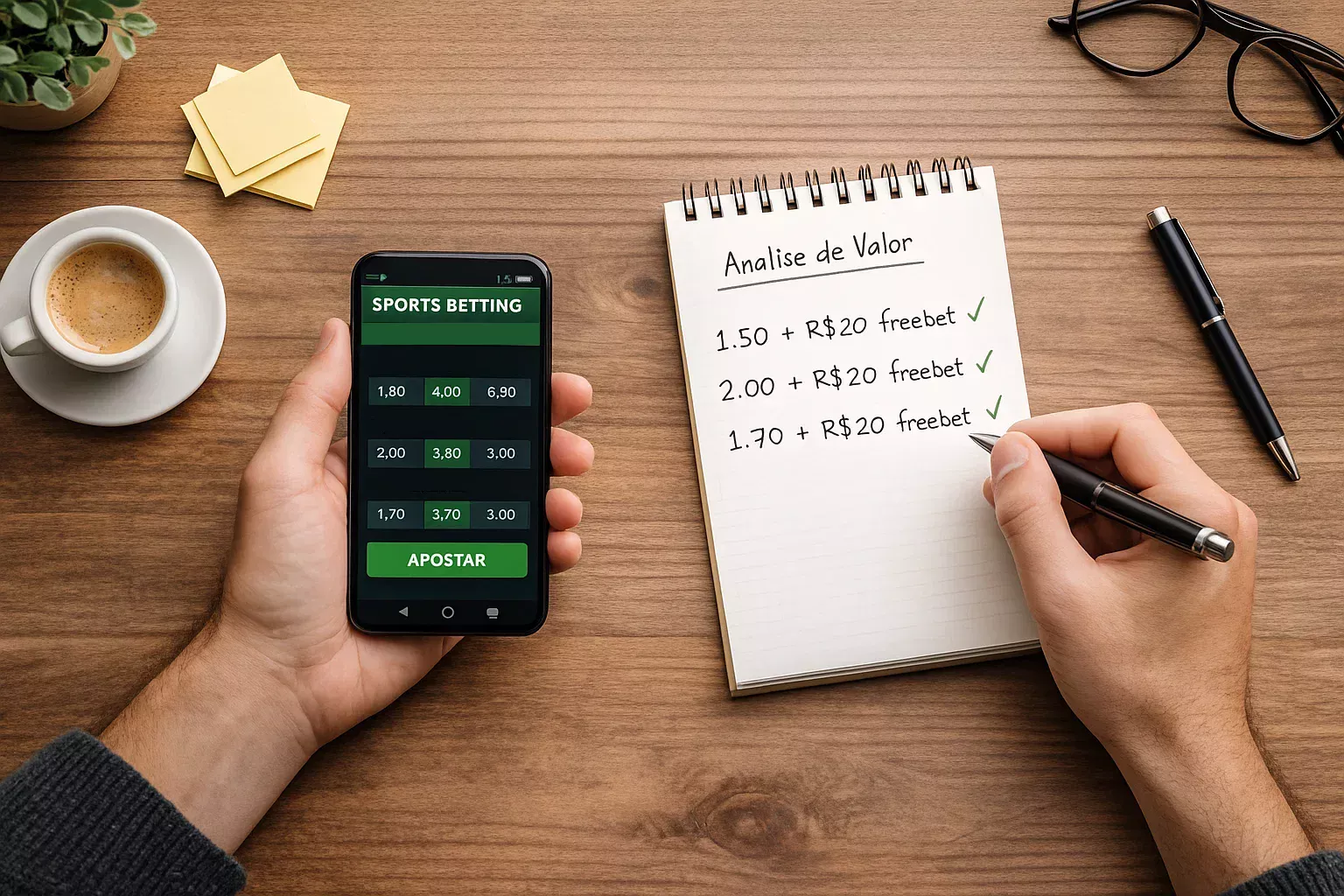 Compreender o valor real de uma freebet